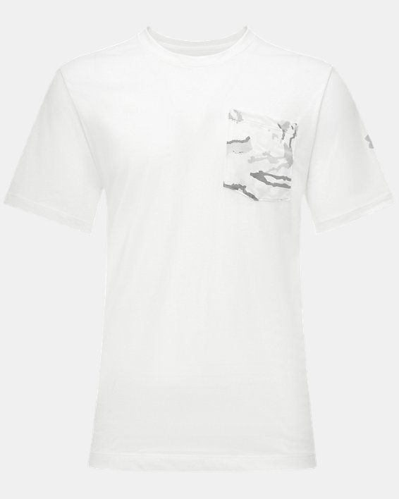 Men's UA Pocket T-Shirt, White, pdpMainDesktop image number 0